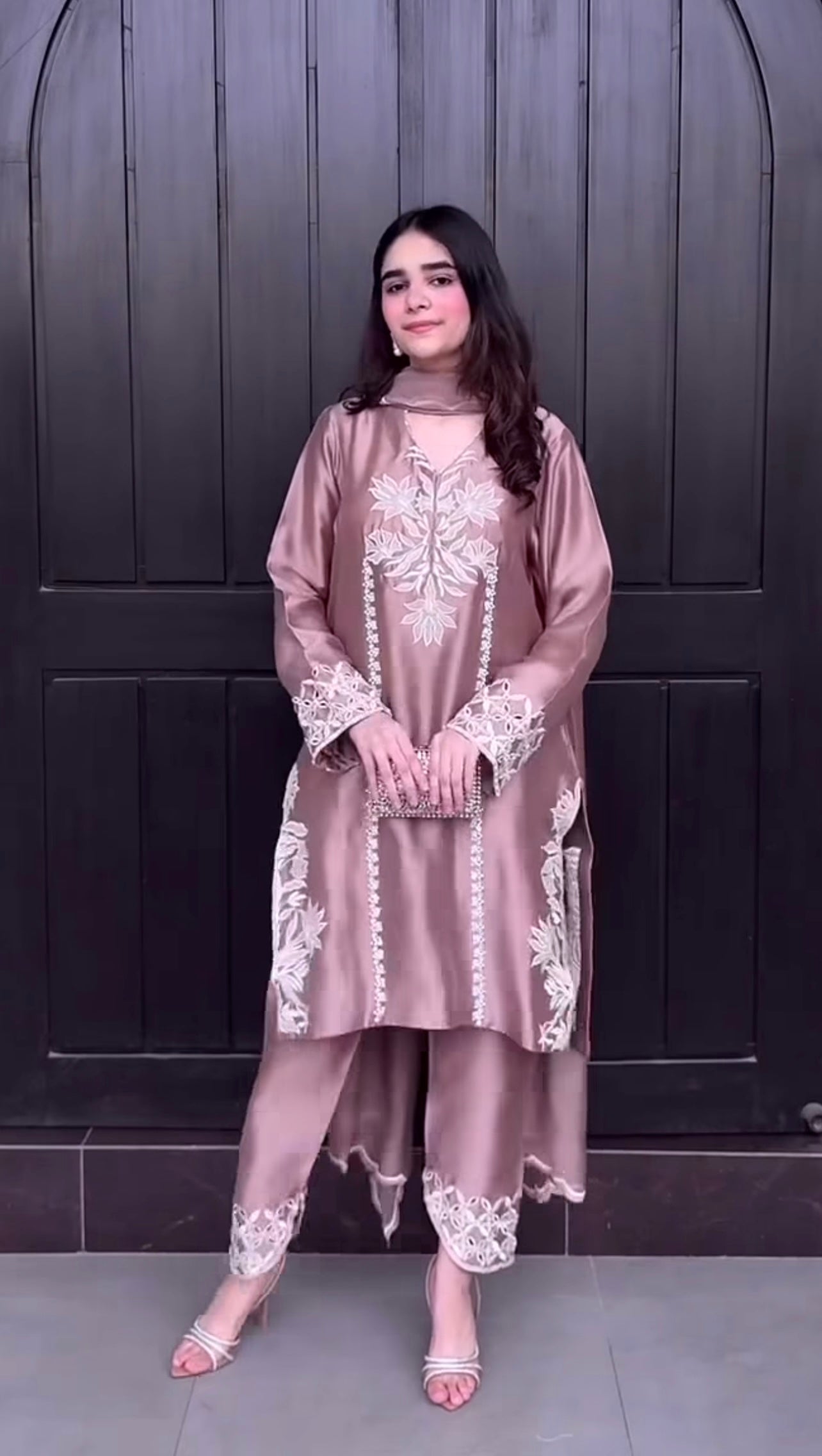 Luxurious Suit Adorned with Intricate