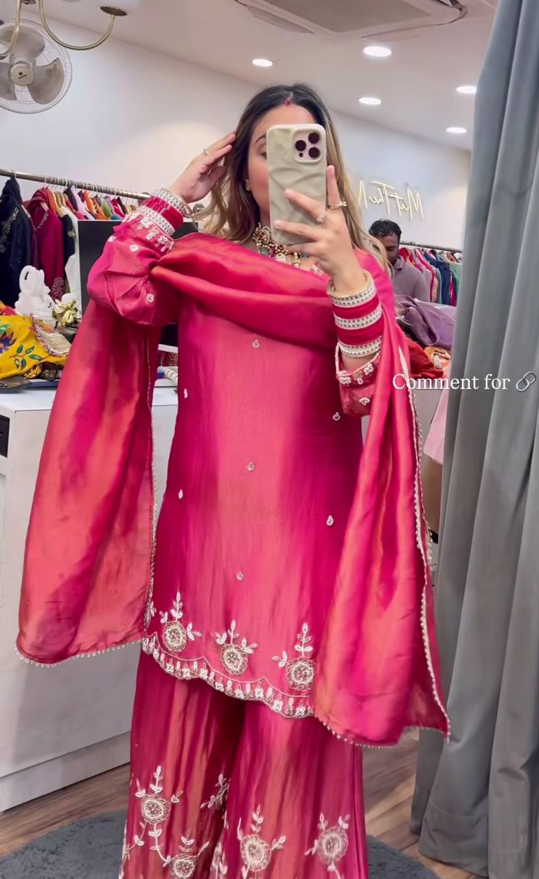 Radiant Moments A Pink Dress Selfie Experience