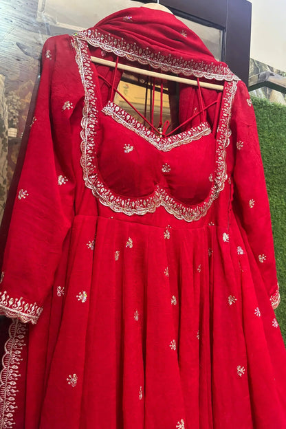 Elegance Unveiled: A Red Dress in Luxury