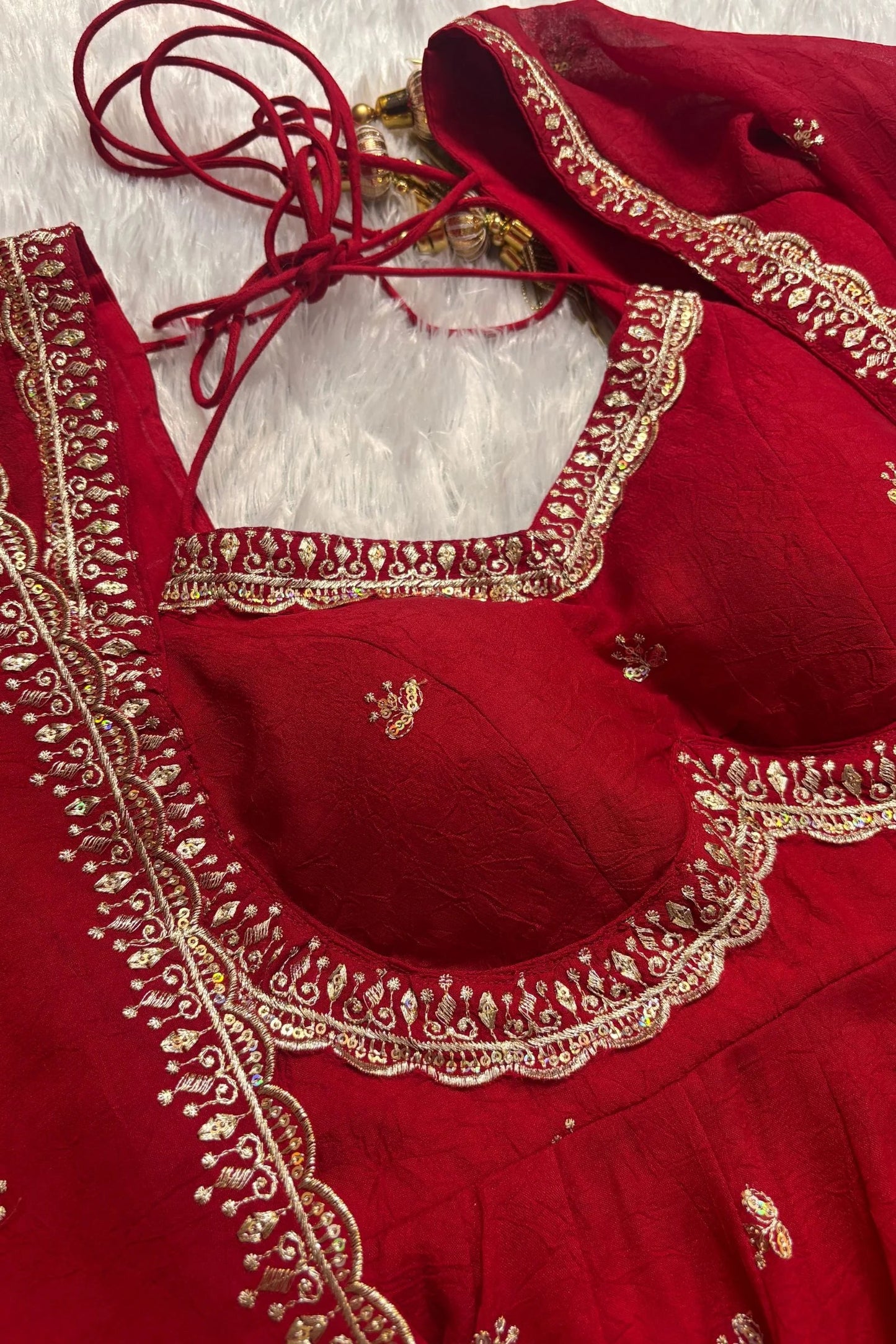Elegance Unveiled: A Red Dress in Luxury