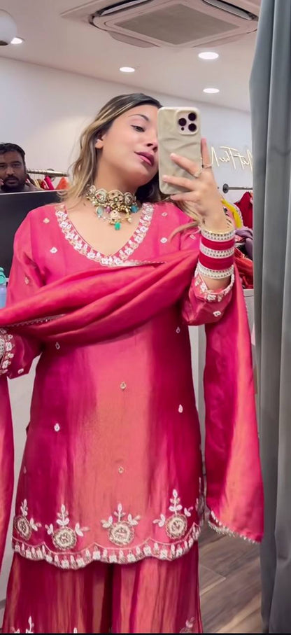 Radiant Moments  A Pink Dress Selfie Experience