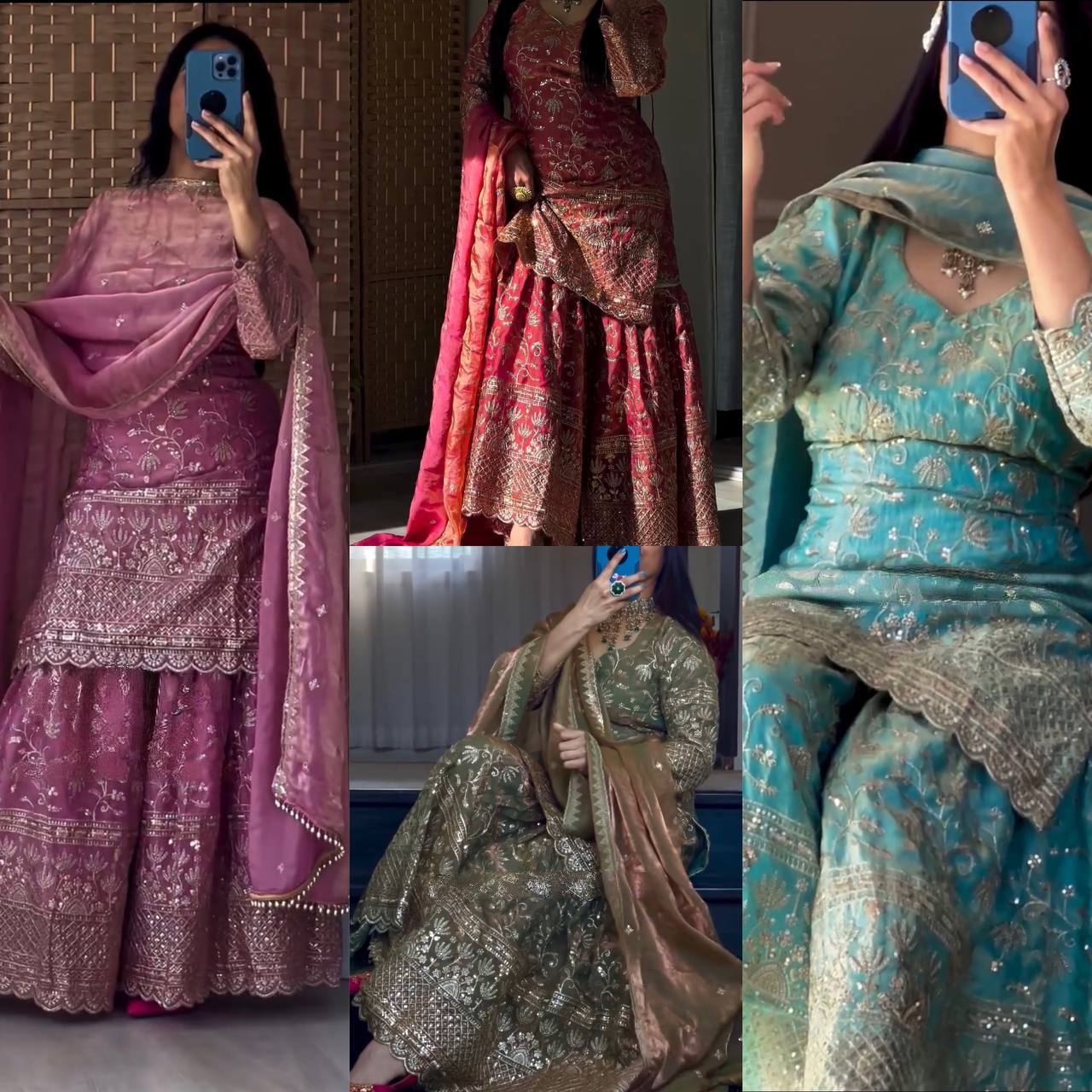 Chic Moments A Glamorous Selfie in Vibrant Hues